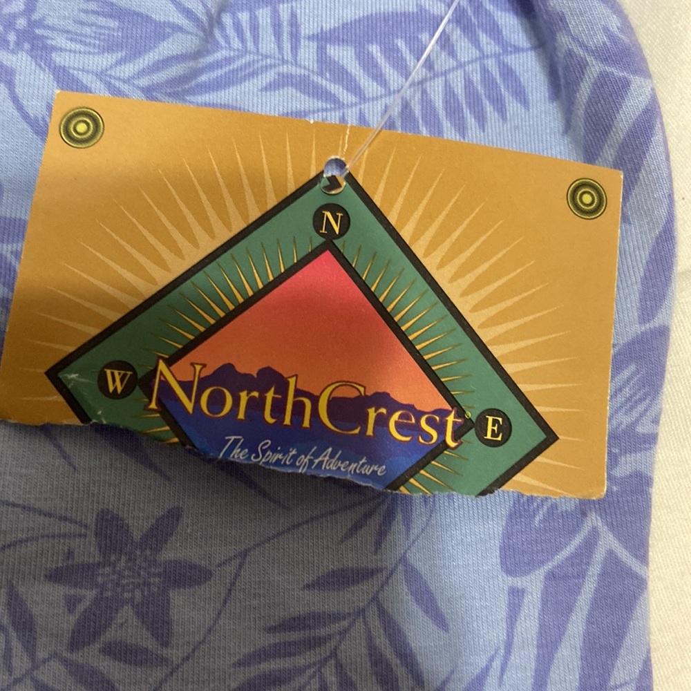 NorthCrest Floral T-Shirt L(14-16) short sleeve - Picture 7 of 7
